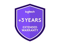 Logitech Extended Warranty - Utökat serviceavtal - ersättningsprodukt eller reparation (för videokonferensenheter) - 3 år (från ursprungligt inköpsdatum av utrustningen) - måste köpas inom 30 dagar från produktköp - för Logitech RoomMate + Tap IP 994-000178