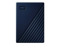 WD My Passport for Mac WDBA2F0050BBL - Hårddisk - krypterat - 5 TB - extern (portabel) - USB 3.2 Gen 1 - 256 bitars AES - midnattsblå WDBA2F0050BBL-WESN