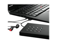 Lenovo ThinkPad USB 3.0 Secure - Hårddisk - 2 TB - extern (portabel) - USB 3.0 - 5400 rpm - för IdeaCentre 3 22; ThinkCentre M70; M75q Gen 2; ThinkPad E14 Gen 2; V50t-13 4XB0K83868
