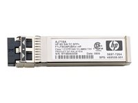 HPE Long Range - SFP+ sändar/mottagarmodul - 8Gb Fibre Channel - för BLc3000 Enclosure; StorageWorks SN6000C 16, SN6000C 32; StoreFabric SN6610, SN6620C 24 AJ907A