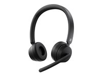 Microsoft Modern Wireless Headset - Headset - på örat - Bluetooth - trådlös - svart - kommersiell - Certifierad för Microsoft-teams 8JU-00006