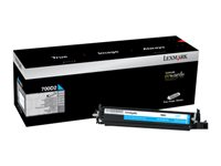 Lexmark 700D2 - Cyan - original - framkallningssats LCCP - för Lexmark C2132, CS310, CS317, CS417, CS517, CX317, CX410, CX417, CX510, CX517, XC2130 70C0D20