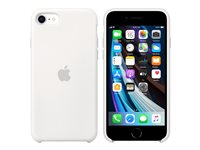 Apple - Baksidesskydd för mobiltelefon - silikon - vit - för iPhone 7, 8, SE (andra generationen) MXYJ2ZM/A