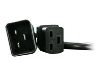 Dell Customer Kit - Strömkabel - IEC 60320 C19 till IEC 60320 C20 - 250 V - 16 A - 60 cm - för PowerEdge FX2; PowerVault MD3060, MD3260, MD3420, MD3460, MD3660, MD3860; PowerEdge R640 450-18723