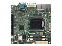 SUPERMICRO X10SLV-Q - Moderkort - mini ITX - LGA1150-uttag - Q87 - USB 3.0 - 2 x Gigabit LAN - inbyggda grafiken (CPU krävs) - HD-ljud (8 kanaler) MBD-X10SLV-Q-O