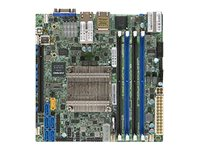 SUPERMICRO X10SDV-4C-TLN4F - Moderkort - mini ITX - Intel Xeon D-1518 - USB 3.0 - 2 x 10 Gigabit LAN, 2 x Gigabit LAN - inbyggda grafiken MBD-X10SDV-4C-TLN4F-O