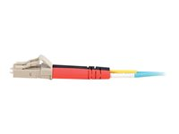 C2G LC-LC 10Gb 50/125 OM3 Duplex Multimode PVC Fiber Optic Cable (LSZH) - Nätverkskabel - LC multiläge (hane) till LC multiläge (hane) - 7 m - fiberoptisk - duplex - 50/125 mikron - OM3 - halogenfri - havsblå 85553