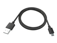 Vision Professional Premium Braided - USB-kabel - USB (hane) till mikro-USB typ B (hane) - USB 2.0 - 2 m - braided TC 2MUSBM/HQ