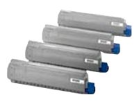 OKI - Cyan - original - tonerkassett - för C810CDTN, 810DN, 810N, 830CDTN, 830dn, 830dtn, 830n 44059107