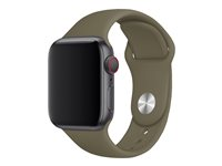 Apple 40mm Sport Band - Klockrem för smart klocka - Vanlig storlek - kaki - demo - för Watch (38 mm, 40 mm) 3G048ZM/A