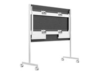 Steelcase Roam Collection - Vagn - för interaktiv whiteboard - arktisk vit, Microsoft-grå - skärmstorlek: 85" - för Microsoft Surface Hub 2S 85", Hub 3 for Business STPM2CART85