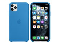 Apple - Baksidesskydd för mobiltelefon - silikon - surfblå - för iPhone 11 Pro Max MY1J2ZM/A