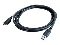 C2G - USB-kabel - USB typ A (hane) till Micro-USB Type B (hane) - USB 3.0 - 1 m - svart 81683