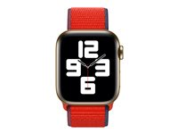 Apple 40mm Sport Loop - (PRODUCT) RED - klockrem för smart klocka - Vanlig storlek - röd - för Watch (38 mm, 40 mm) MG443ZM/A