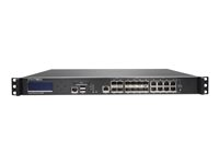 SonicWall SuperMassive 9200 - Advanced - säkerhetsfunktion - med 1 års TotalSecure - 10 GigE - 1U - kan monteras i rack 01-SSC-1717
