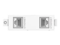 VISION TechConnect 3 Twin RJ45 module - Modulkontaktplatta med insnäppsfästen - RJ-45 X 2 TC3 2RJ45