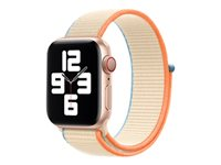 Apple 40mm Sport Loop - Klockrem för smart klocka - Regular size - kräm - demo - för Watch (38 mm, 40 mm) 3H089ZM/A