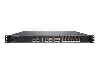 SonicWall NSA 4600 - Advanced - säkerhetsfunktion - 10 GigE - 1U - SonicWall säkerhetsuppgradering, plusprogram (2 år) 01-SSC-1730