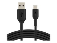 Belkin BOOST CHARGE - USB-kabel - USB-C (hane) till USB (hane) - 1 m - svart CAB001BT1MBK