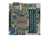 SUPERMICRO X10SDV-4C-TLN2F - Moderkort - mini ITX - Intel Xeon D-1521 - USB 3.0 - 2 x 10 Gigabit LAN - inbyggda grafiken MBD-X10SDV-4C-TLN2F-O