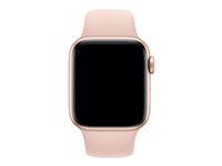 Apple 40mm Sport Band - Klockrem för smart klocka - storlek S/M och M/L - rosa sand - demo - för Watch (38 mm, 40 mm) 3D990ZM/A