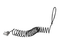 Compulocks Universal PC Laptop Coiled Cable Lock Security Solution - Lås för säkerhetskabel - 1.52 m CL15C