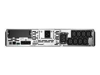 APC Smart-UPS X 3000 Rack/Tower LCD - UPS - AC 208/220/230/240 V - 2.7 kW - 3000 VA - RS-232, USB - utgångskontakter: 9 - 2U - svart - för P/N: AR4018SPX432, AR4024SP, AR4024SPX429, AR4024SPX431, AR4024SPX432, NBWL0356A SMX3000RMHV2U