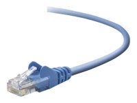 Belkin - Patch-kabel - RJ-45 (hane) till RJ-45 (hane) - 3 m - UTP - CAT 5e - hakfri - blå - för Omniview SMB 1x16, SMB 1x8; OmniView SMB CAT5 KVM Switch A3L791B03M-BLUS