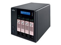 Fujitsu CELVIN NAS Server Q805 - NAS-server - 4 fack - 8 TB - SATA 6Gb/s - HDD 2 TB x 4 - RAID 0, 1, 5, 6, 10, JBOD, 5 hot spare - RAM 2 GB - Gigabit Ethernet - iSCSI S26341-F105-L812