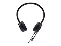 Dell Pro Stereo Headset UC350 - Headset - på örat - kabelansluten - för Inspiron 55XX, 7306 2-in-1; OptiPlex 30XX; Vostro 3888, 53XX, 7500; XPS 13 93XX, 89XX 520-AAMC