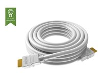 VISION Techconnect - HDMI med Ethernet-kabel - mini-HDMI (hane) till HDMI (hane) - 1.5 m - vit - stöd för 4K TC 1.5MHDMI