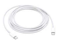 Apple USB-C Charge Cable - USB-kabel - USB-C (hane) till USB-C (hane) - 2 m - för 10.9-inch iPad Air; 11-inch iPad Pro; iMac Pro; MacBook Air with Retina display MLL82ZM/A