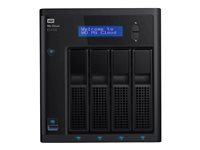 WD My Cloud EX4100 WDBWZE0400KBK - NAS-server - 4 fack - 40 TB - HDD 10 TB x 4 - RAID 0, 1, 5, 10, JBOD, 5 hot spare - RAM 2 GB - Gigabit Ethernet - iSCSI WDBWZE0400KBK-EESN