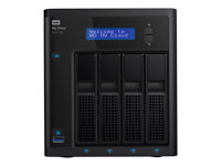 WD My Cloud EX4100 WDBWZE0320KBK - NAS-server - 4 fack - 32 TB - HDD 8 TB x 4 - RAID 0, 1, 5, 10, JBOD, 5 hot spare - RAM 2 GB - Gigabit Ethernet - iSCSI WDBWZE0320KBK-EESN