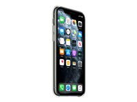 Apple - Baksidesskydd för mobiltelefon - polykarbonat, termoplastisk polyuretan (TPU) - klar - för iPhone 11 Pro MWYK2ZM/A