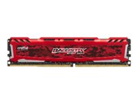 Ballistix Sport LT - DDR4 - modul - 16 GB - DIMM 288-pin - 3000 MHz / PC4-24000 - CL15 - 1.35 V - ej buffrad - icke ECC - röd BLS16G4D30AESE
