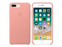 Apple - Baksidesskydd för mobiltelefon - läder - soft rosa - för iPhone 7 Plus, 8 Plus MRGA2ZM/A