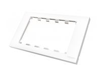 VISION TechConnect 3 2-Gang UK Surround - Planskiva - vit - 2-gang TC3 SURR2G