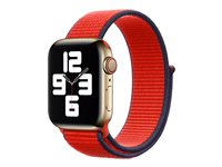 Apple 40mm Sport Loop - (PRODUCT) RED - klockrem för smart klocka - Regular size - röd - demo - för Watch (38 mm, 40 mm) 3H411ZM/A