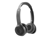Cisco Headset 730 - Headset - på örat - Bluetooth - trådlös - aktiv brusradering - USB, 3,5 mm kontakt - kolsvart HS-WL-730-BUNA-C