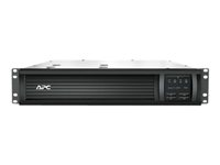 APC Smart-UPS 750VA LCD RM - UPS (kan monteras i rack) - AC 120 V - 500 Watt - 750 VA - Ethernet, RS-232, USB - utgångskontakter: 6 - 2U - svart - med APC UPS Network Management Card - säljs inte i Vermont - för P/N: AR4018SPX432, AR4024SP, AR4024SPX429, AR4024SPX431, AR4024SPX432, NBWL0356A SMT750RM2UNC