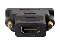 C2G Velocity Inline Adapter - Videokort - DVI-D (hane) till HDMI (hona) - svart 80347