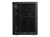 WD My Cloud PR2100 WDBBCL0040JBK - NAS-server - 2 fack - 4 TB - HDD 2 TB x 2 - RAID 0, 1, JBOD - RAM 4 GB - Gigabit Ethernet WDBBCL0040JBK-EESN