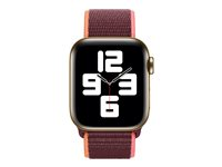 Apple 40mm Sport Loop - Klockrem för smart klocka - Vanlig storlek - plommon - för Watch (38 mm, 40 mm) MYA32ZM/A