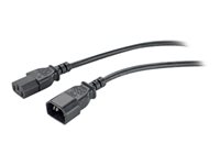 APC - Strömkabel - IEC 60320 C13 till IEC 60320 C14 - 2.4 m - svart - för P/N: SCL500RMI1UC, SCL500RMI1UNC, SMTL750RMI2UC, SRT1500RMXLI, SRT1500XLI, SRT2200XLI-KR AP9870