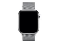 Apple 40mm Milanese Loop - Klockrem för smart klocka - 130 - 180 mm - silver - för Watch (38 mm, 40 mm) MTU22ZM/A