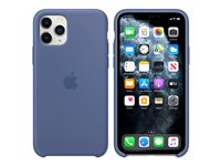 Apple - Baksidesskydd för mobiltelefon - silikon - linneblått - för iPhone 11 Pro MY172ZM/A