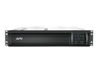 APC Smart-UPS 750 LCD - UPS (kan monteras i rack) - AC 120 V - 500 Watt - 750 VA - RS-232, USB - utgångskontakter: 6 - 2U - svart - säljs inte i Vermont - för P/N: AR4018SPX432, AR4024SP, AR4024SPX429, AR4024SPX431, AR4024SPX432, NBWL0356A SMT750RM2U
