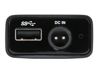 Targus Multiplexer Dongle - USB-adapter - USB, likströmsuttag (hona) till USB-C med strömförsörjning (hane) - USB Power Delivery (60W) - svart - Europa - för Targus Universal USB 3.0 DV2K, USB 3.0 ACA41EUZ