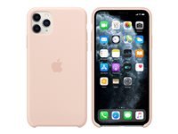 Apple - Baksidesskydd för mobiltelefon - silikon - rosa sand - för iPhone 11 Pro Max MWYY2ZM/A